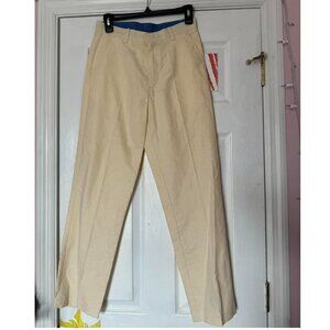 Izod 100% Cotton Sunshine Yellow Stretch Oxford Dress Pants 💛
